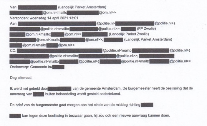 Ik werd net gebeld